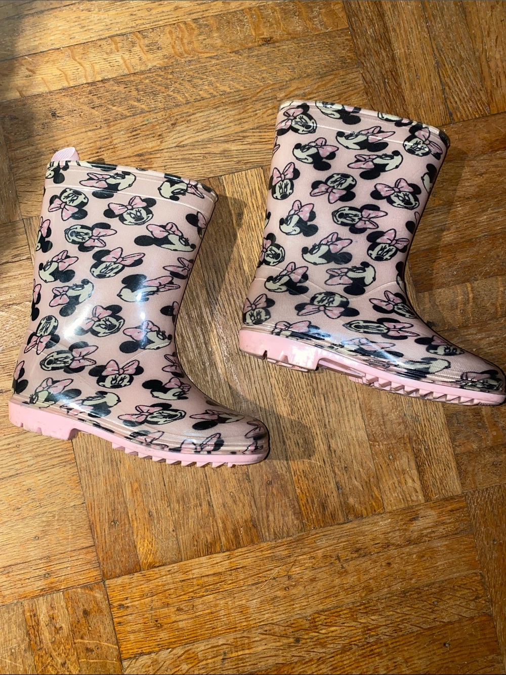 Girls Minnie Mouse Rain Boots size 29
